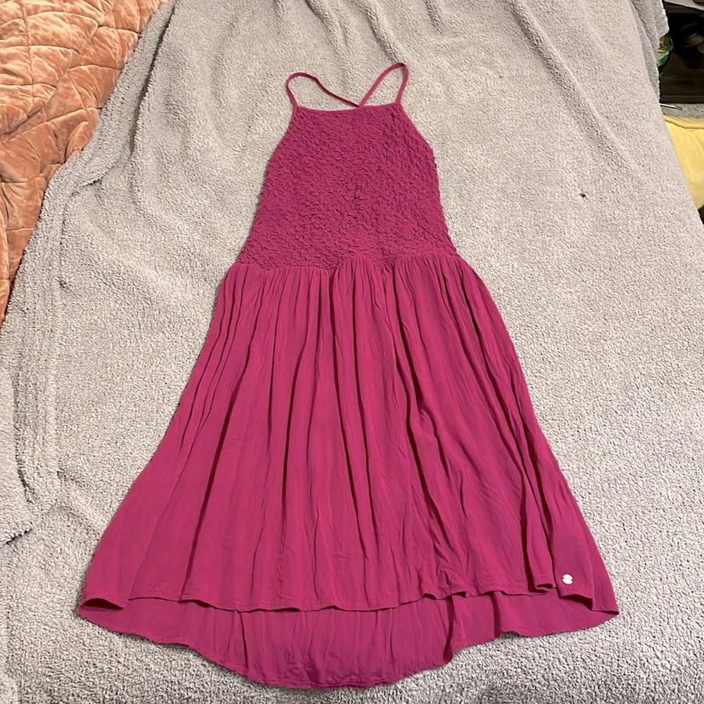 Volcom open back strappy dress
